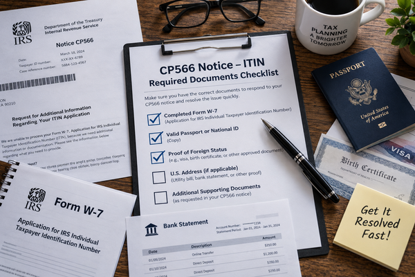 CP566 Notice: Which ITIN Documents You're Missing and How to Fix It Fast