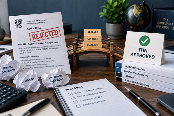 How to Respond to a CP567 Notice After an ITIN Application Rejection