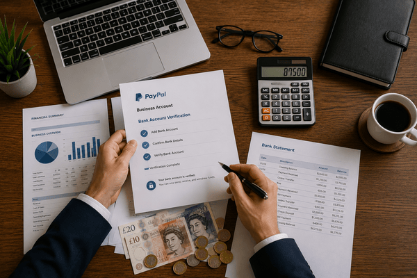 How to Connect Your Business Bank Account to PayPal and Verify It